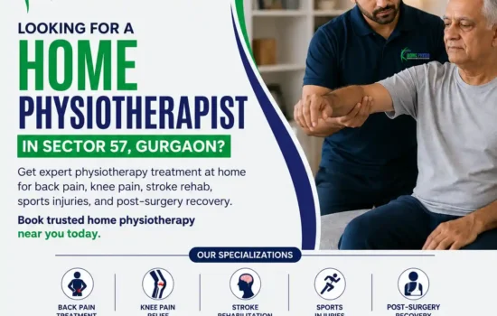 Home Physiotherapist in Sector 57 Gurgaon| Expert Physiotherapy at Home Near You