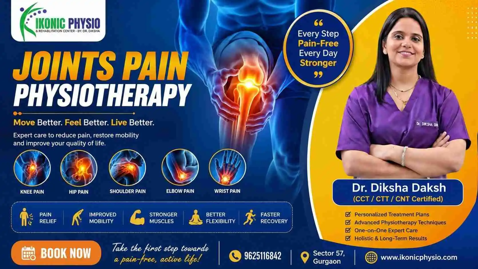 joint pain physiotherapy in Sector 57 Gurgaon